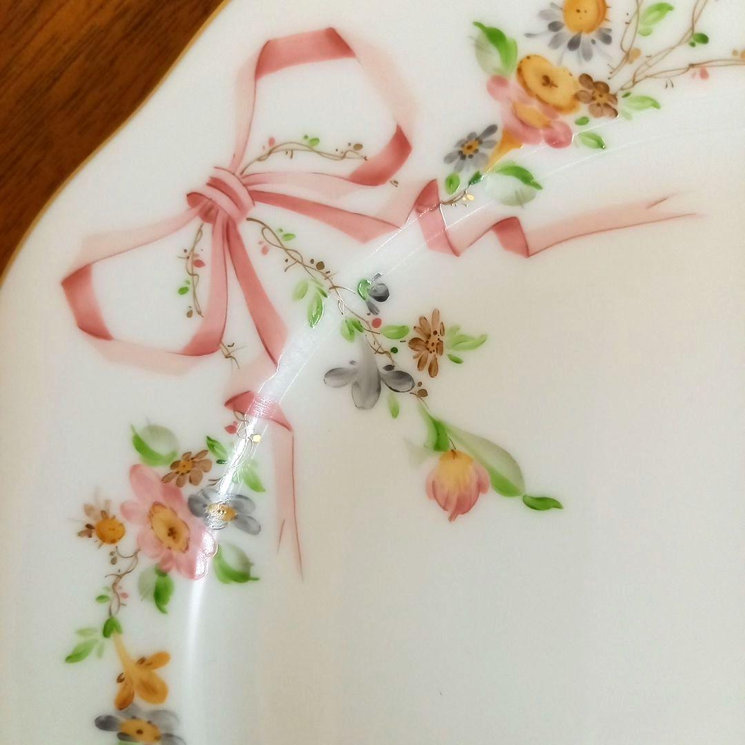 エデンピンク　ローズドラジェ　デザートプレート　ヘレンド　Herend