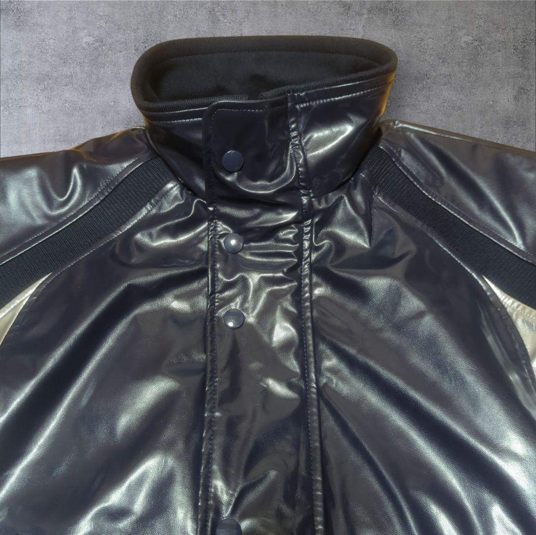 美品　ミズノ　ビクトリーステージ　ブレスサーモ　グラウンドコート　O　ネイビー