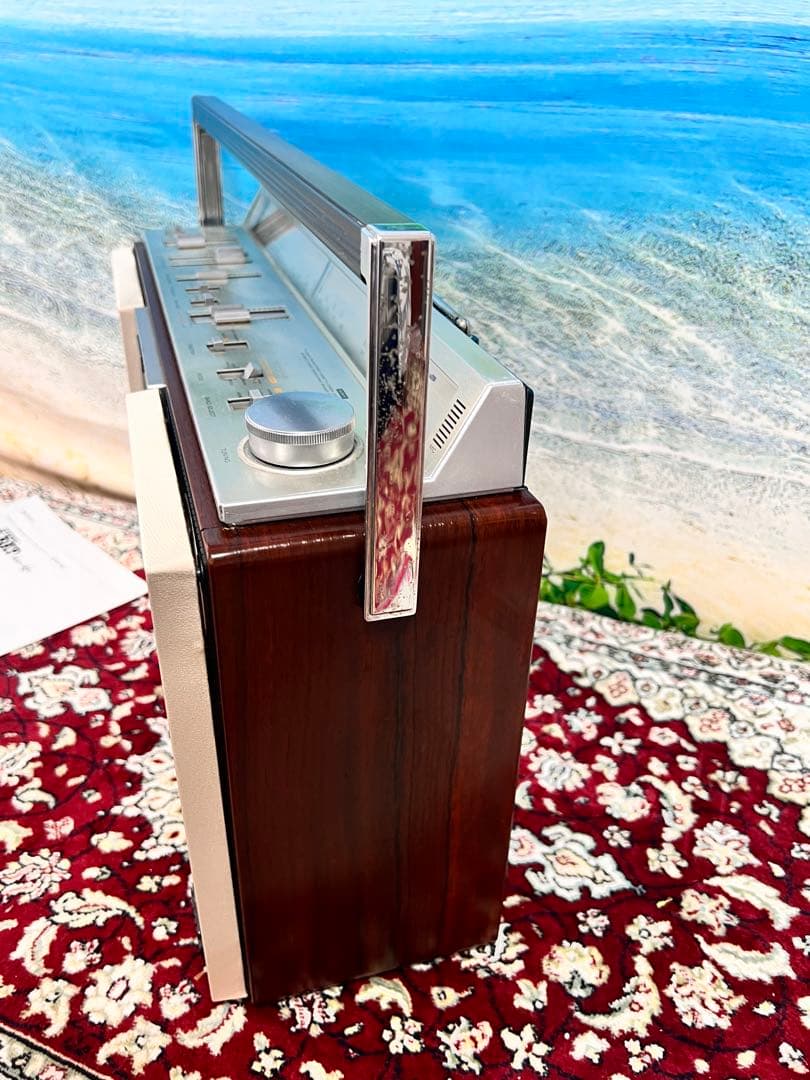 稀少昭和レトロアイボリーSONYラジカセCFS-V8 中古動作品 ビンテージ美品