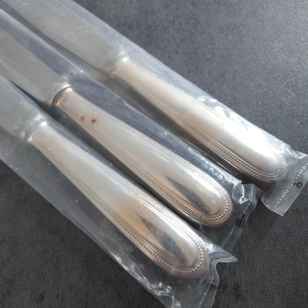 クリストフル パール テーブルナイフ 未開封 3点