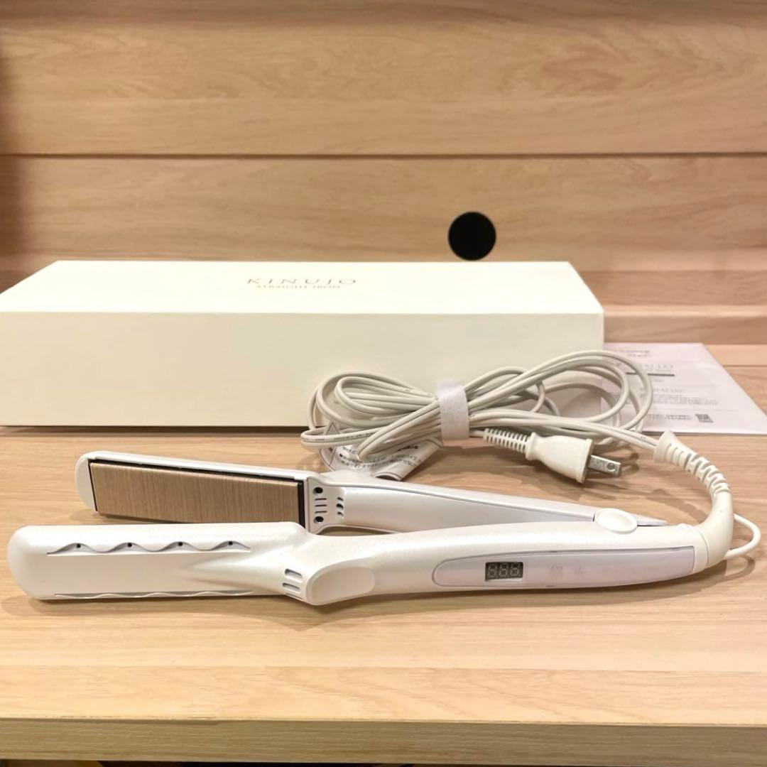 KINUJO LM225 ホワイト ストレートアイロン