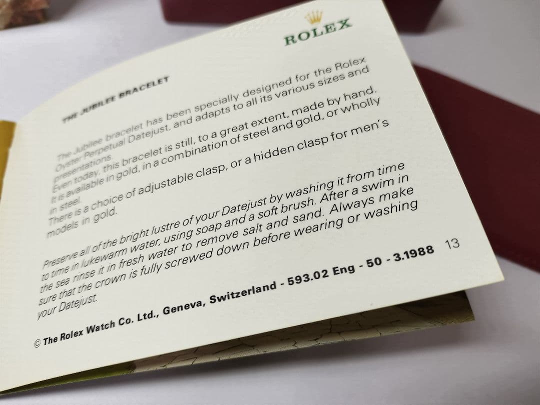 ROLEX Datejust & Oyster 付属品セット