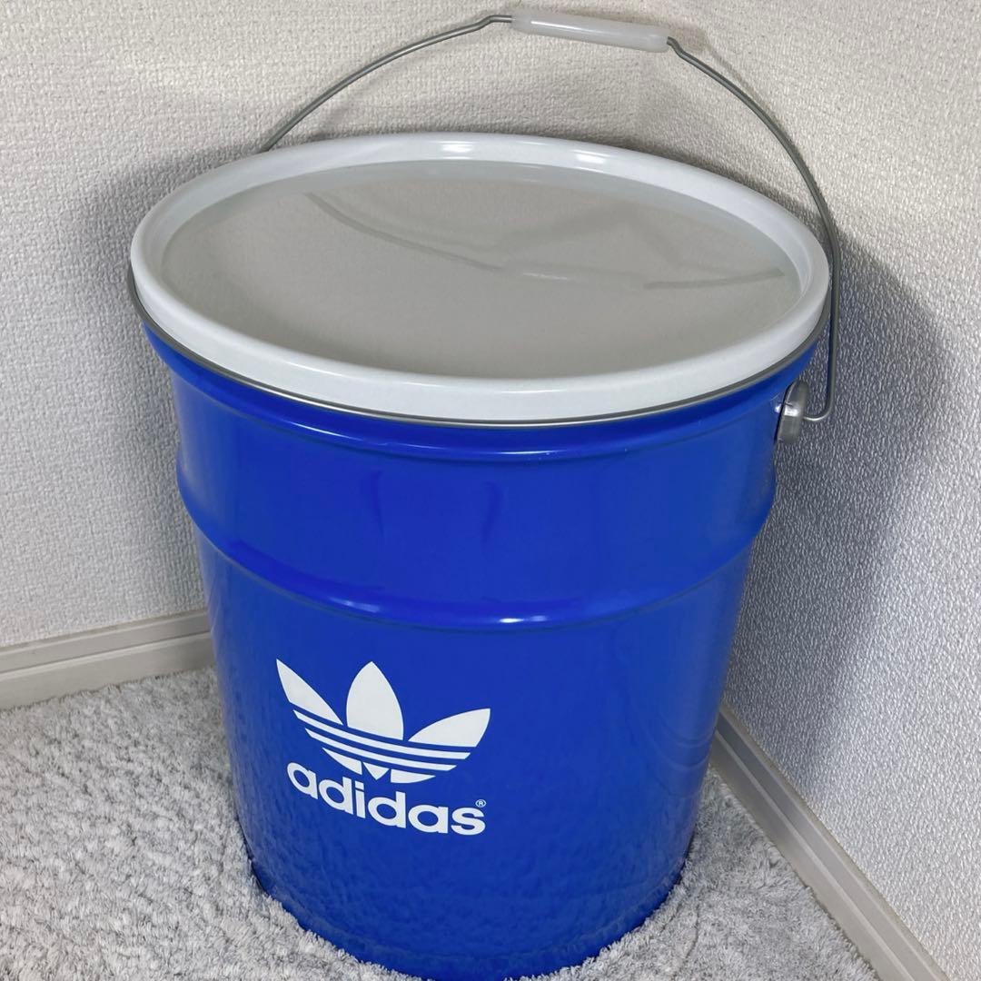 adida ペール缶　アディ缶　アディダス オリジナルス　トレフォイルロゴ