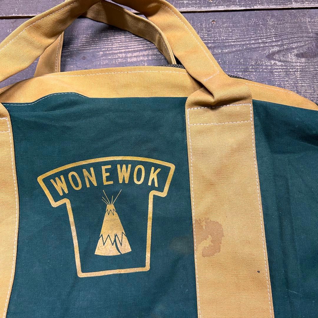 Wonewok　キャンバス地　ボストンバッグ　60年代　USA製　ヴィンテージ