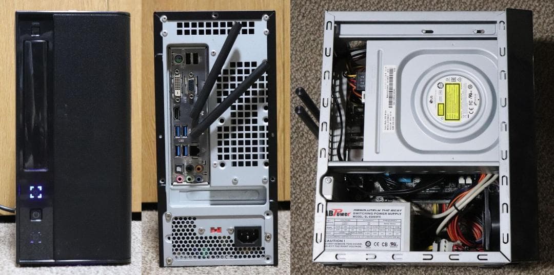 i7-4790 ITXケース DDR3-16G SSD240G DVD Wifi