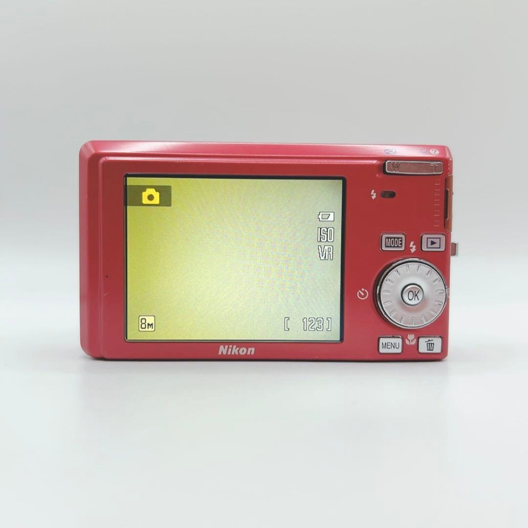 即使用可 SDカード付 Nikon ニコン COOLPIXピンク デジタルカメラ