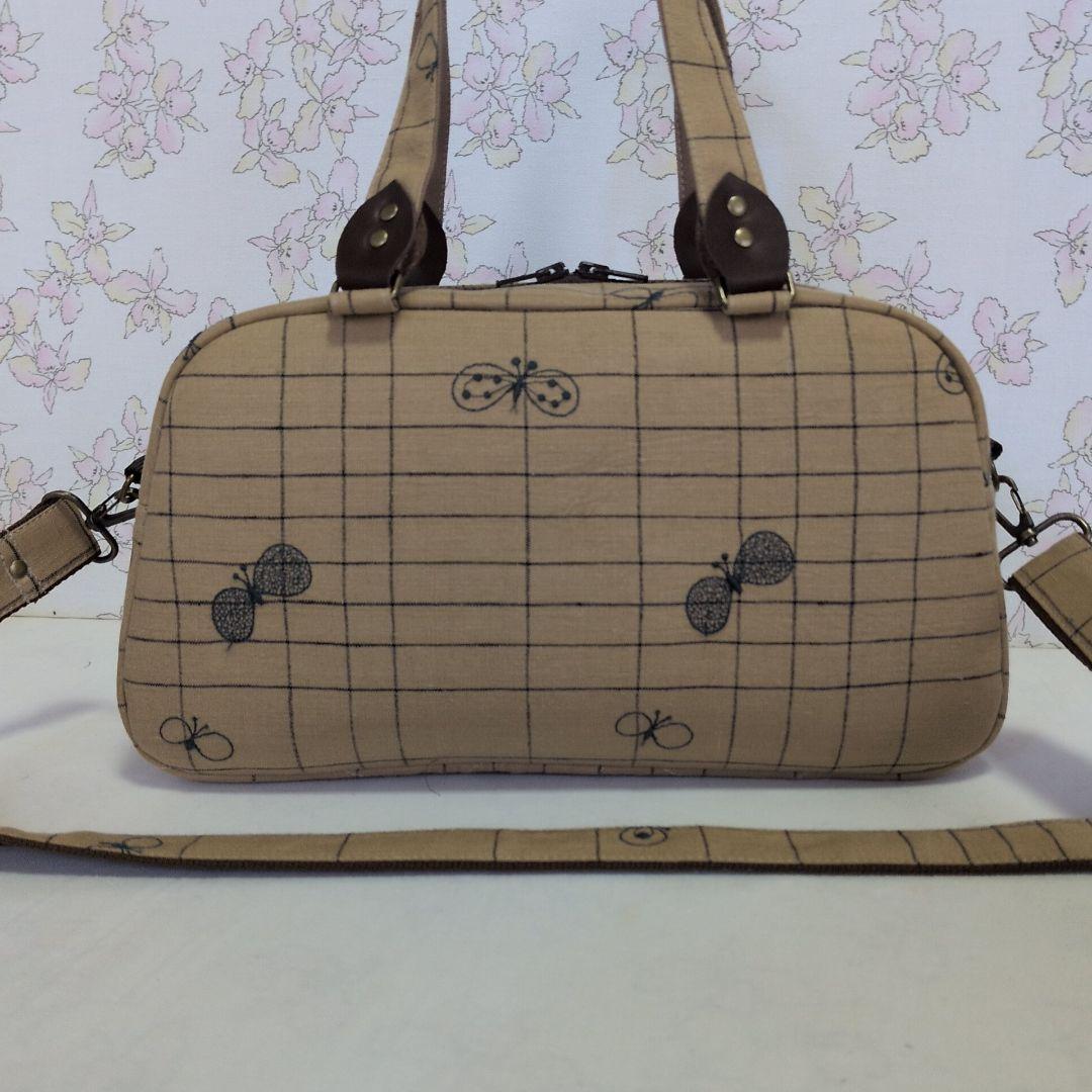 ミナペルホネン　ハンドメイド　バッグ　ChouCho　ボストン