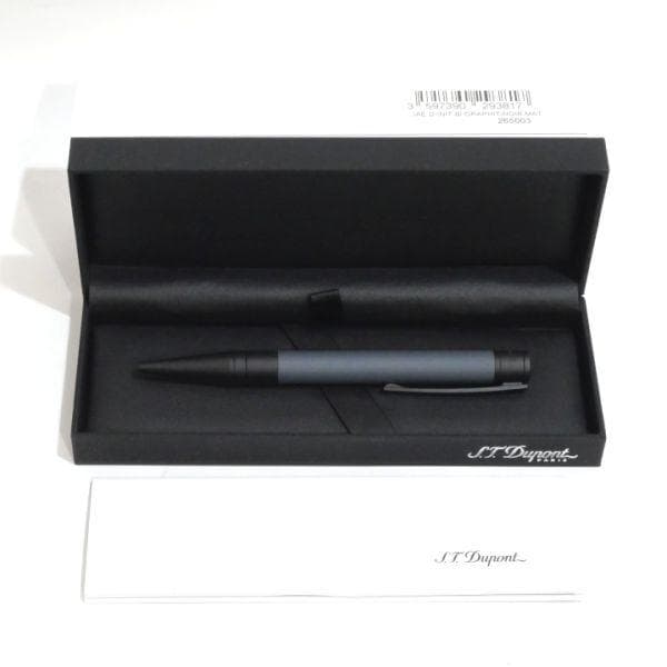 ュポン S.T. DUPONT 265003 Dイニシャル ボールペン グレー