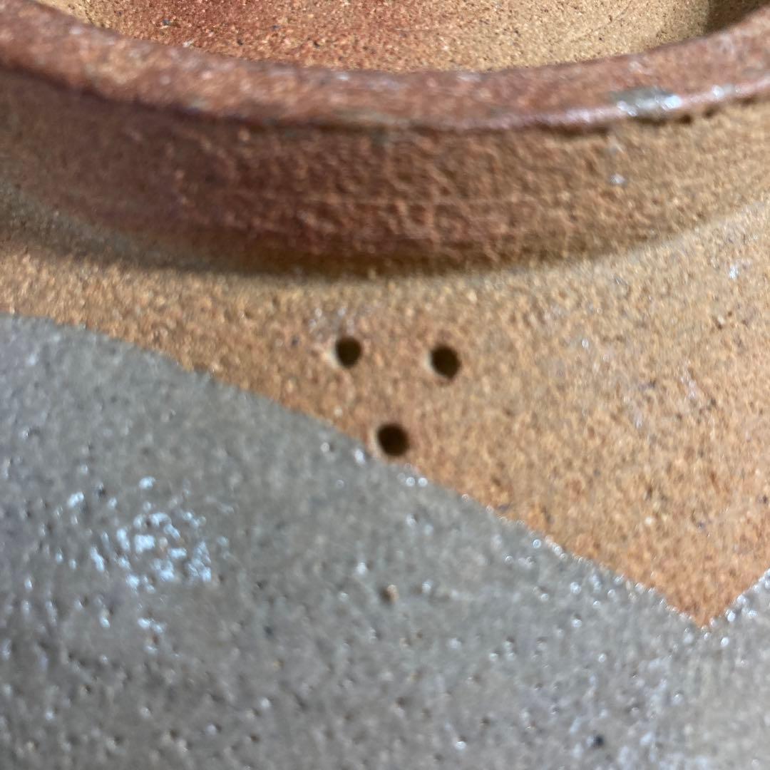 【太郎右衛門】唐津焼伝統　日本芸術院　十三代中里太郎右衛門作　絵唐津唐草文　壷