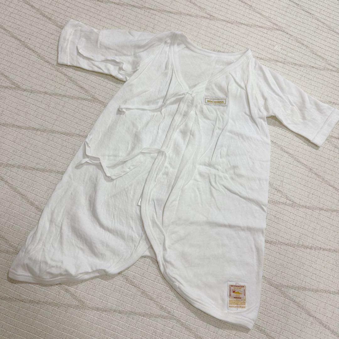 ミキハウス ゴールドラベル 肌着&セレモニードレス&おくるみ 3点セット