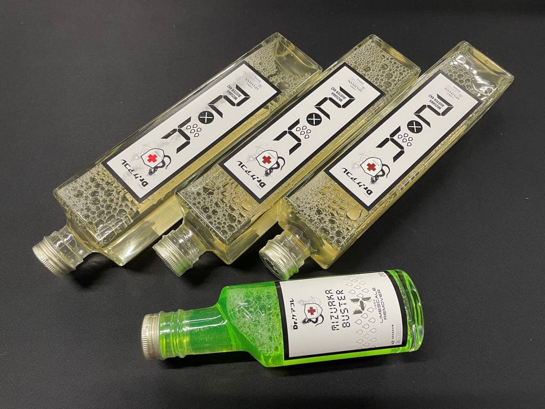 スパシャン 水垢バスター 4×2 500ml 3本 水垢バスター 4 200ml