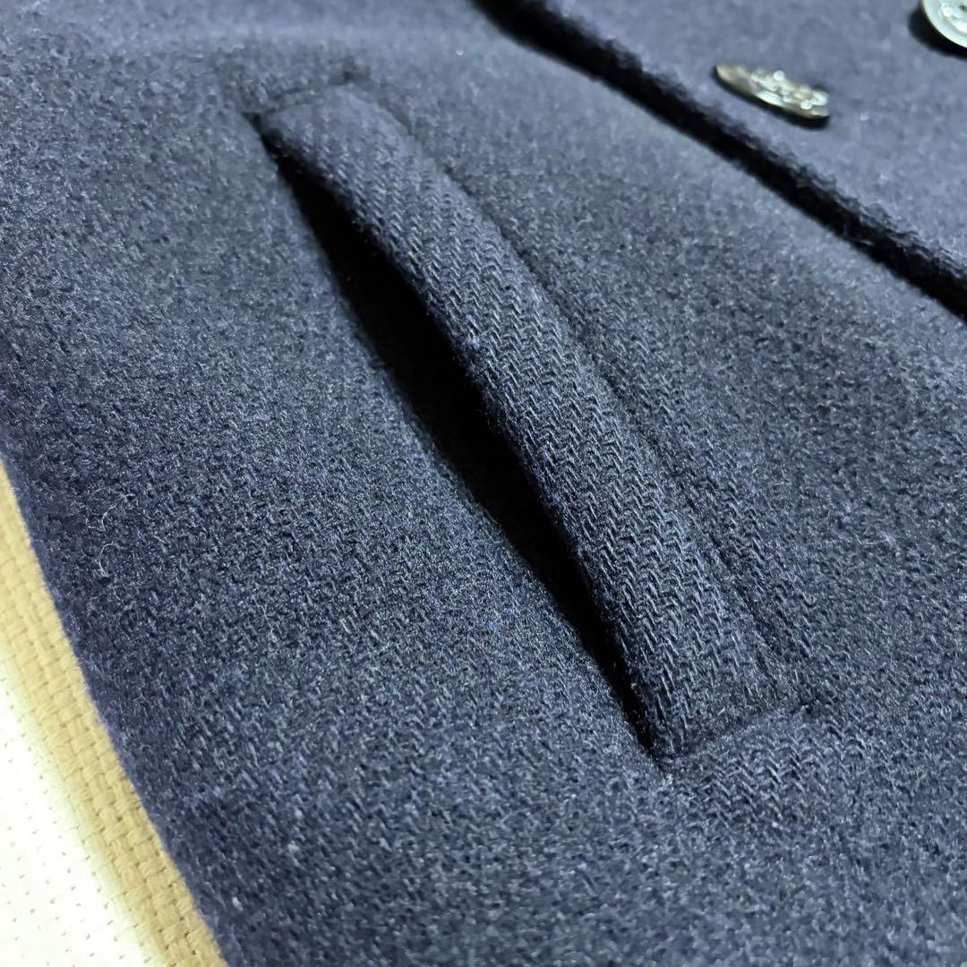 BROOKS BROTHERS Pコート ネイビー アンカーボタン 定番 名作
