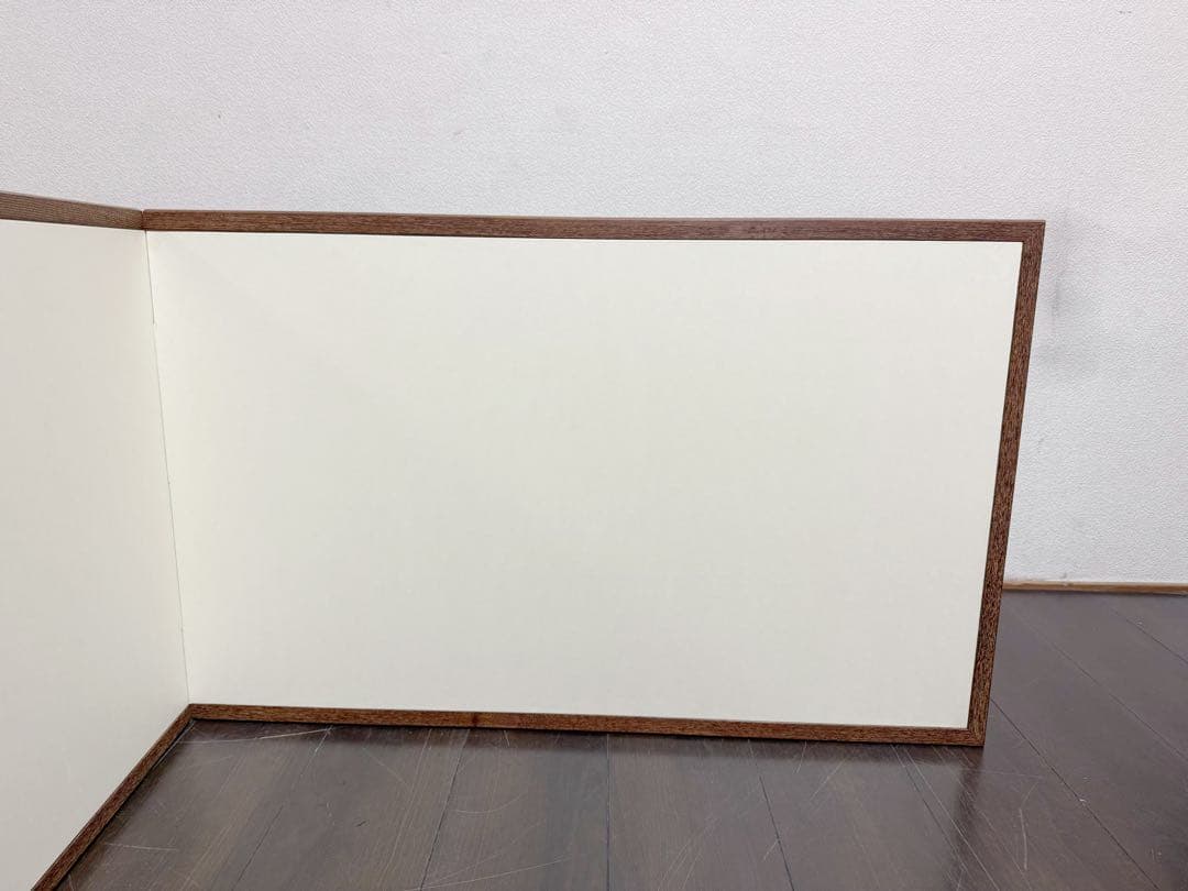 未使用 茶道具 女桑 無地 風炉先屏風 茶室 元箱