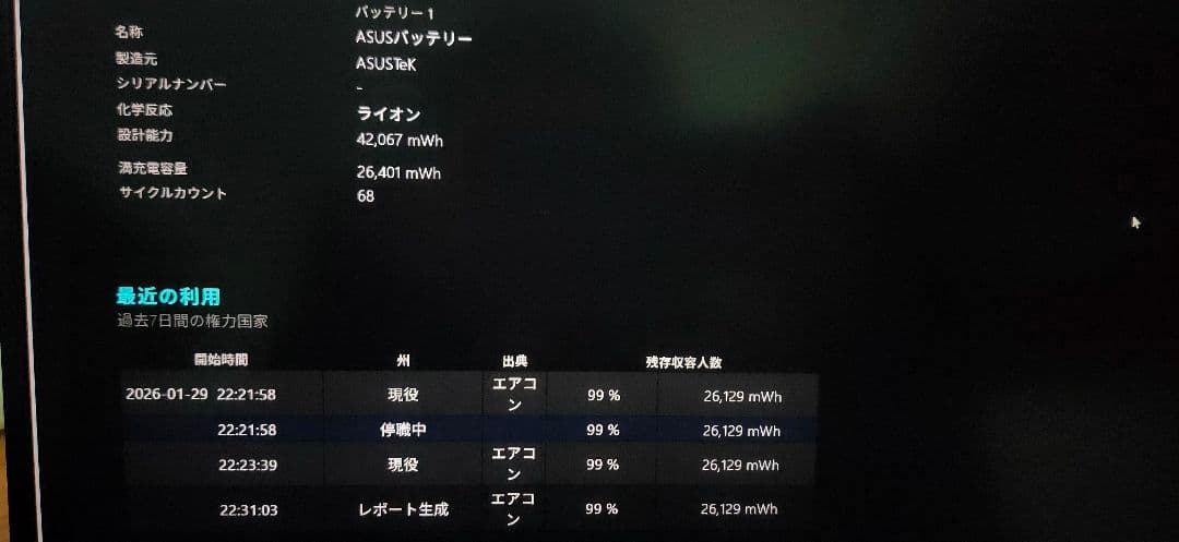 ASUS Vivobook 15.6型　ノートPC 本体　※説明必読