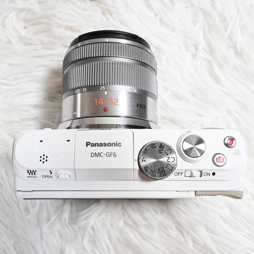 Panasonic LUMIX DMC-GF6W ミラーレス 一眼 レンズキット