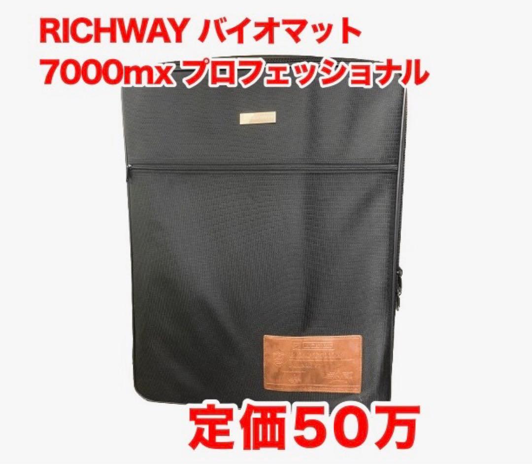 正規品RICHWAY バイオマット 7000mx プロフェッショナル アメジスト