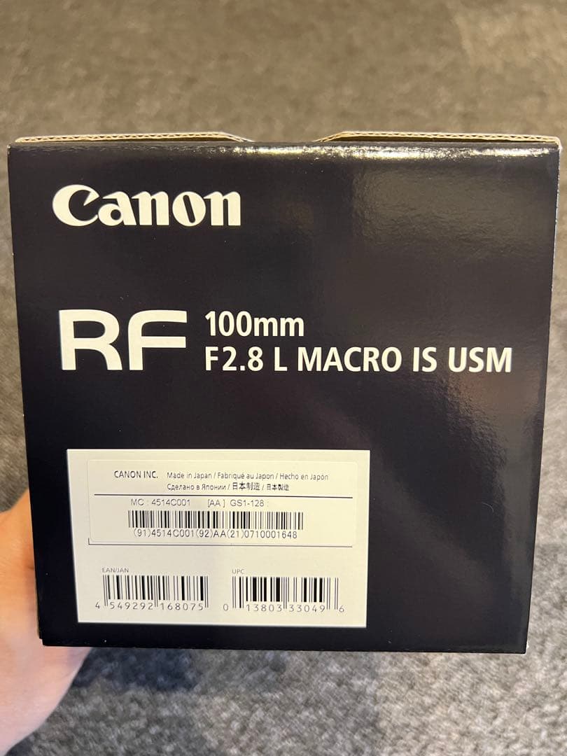 【最終価格】Canon RF100mm F2.8 L MACRO IS USM