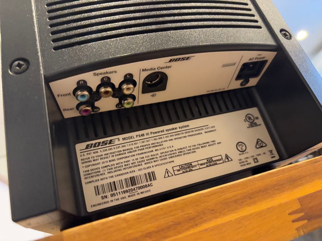 【BOSE】Lifestyle V35 5.1chホームシアター