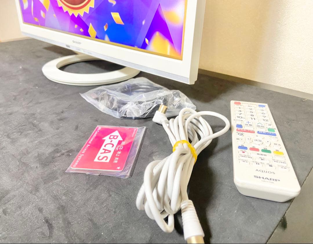 【今だけ優待価格】SHARP AQUOS｜24V型HD・Wチューナー