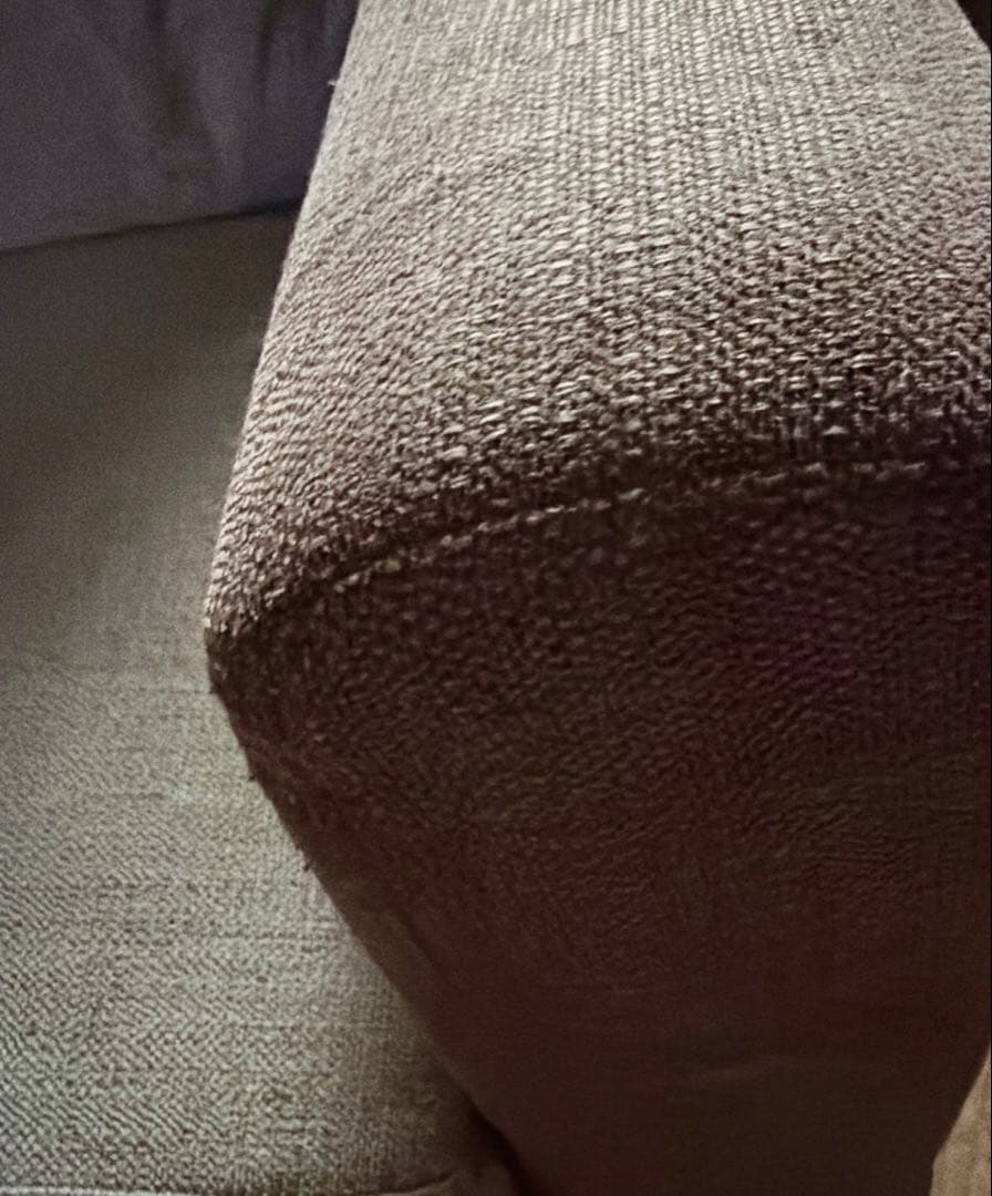 ベージュ ファブリック ソファ2.3人掛け