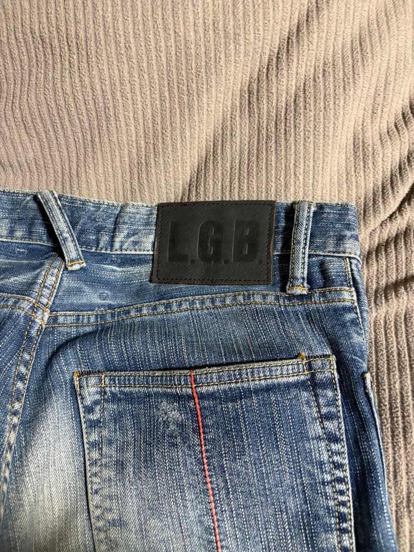 LGB s-wolf ダメージデニムパンツ サイズ30 デニム パンツ フレア