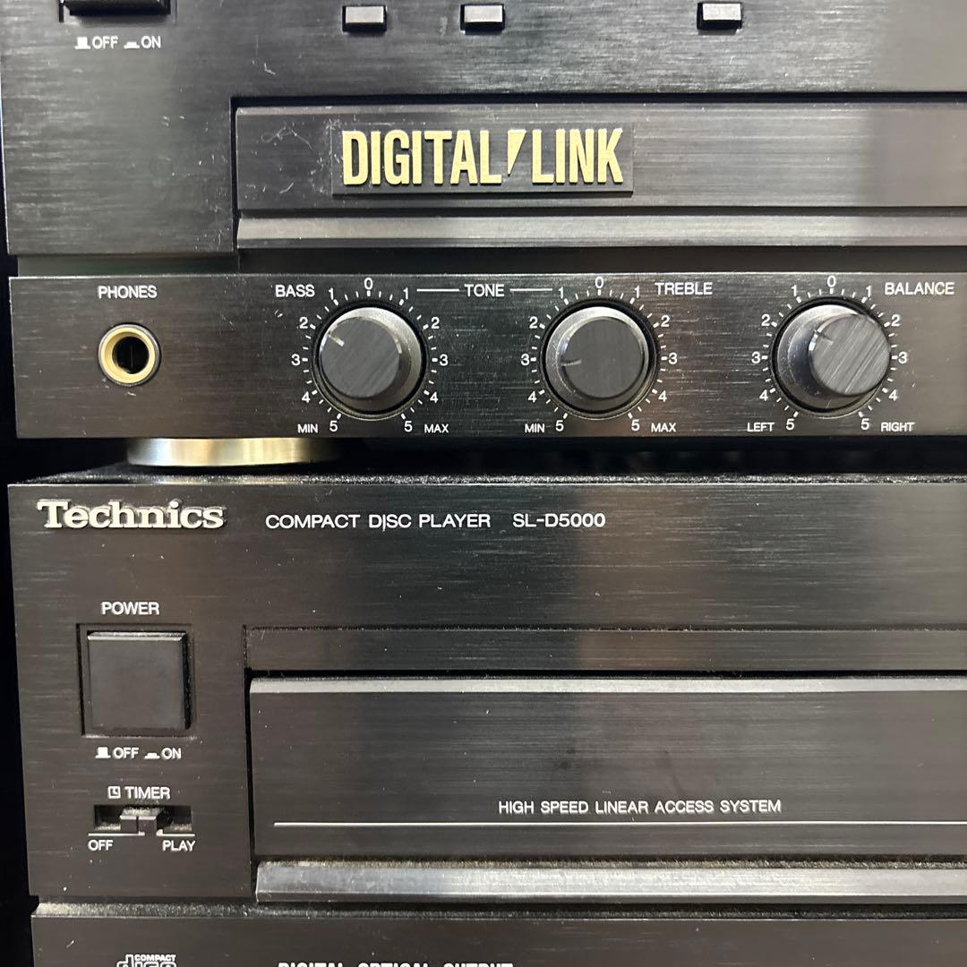 【ジャンク品】Technics（テクニクス）製のミニコンポ