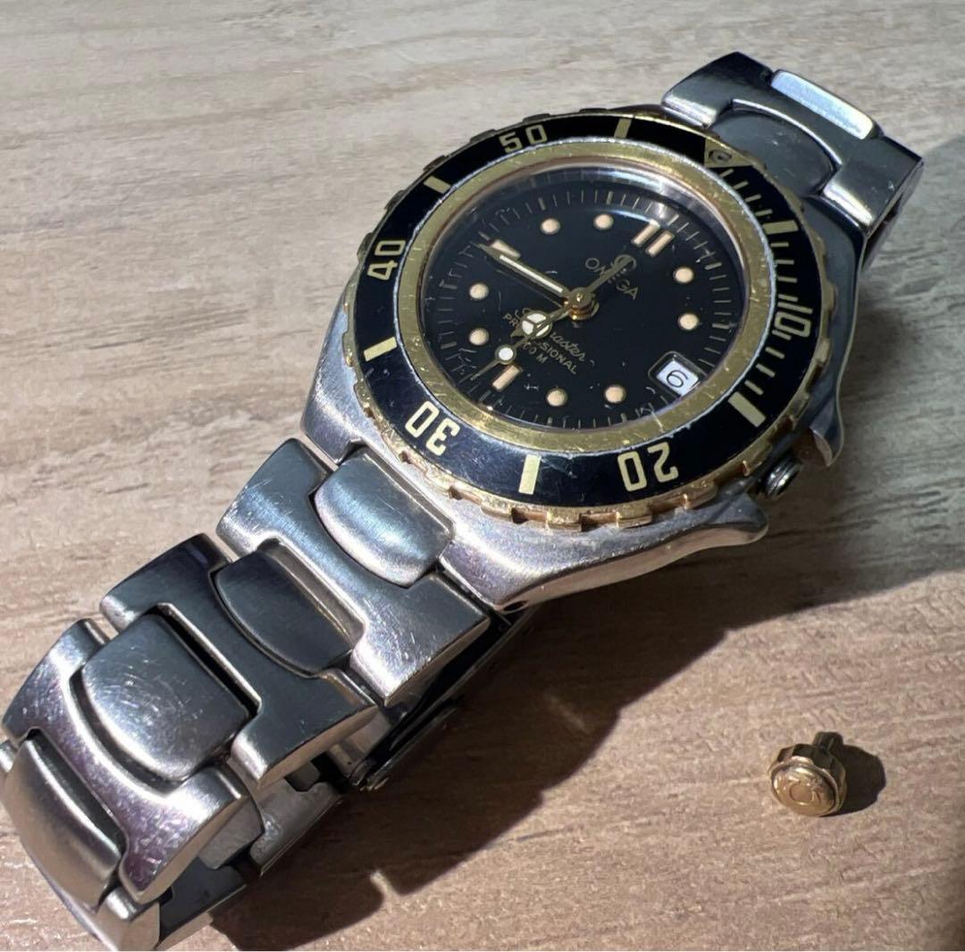 オメガ プロフェッショナル シーマスター200 れでーす　ジャンク　腕時計