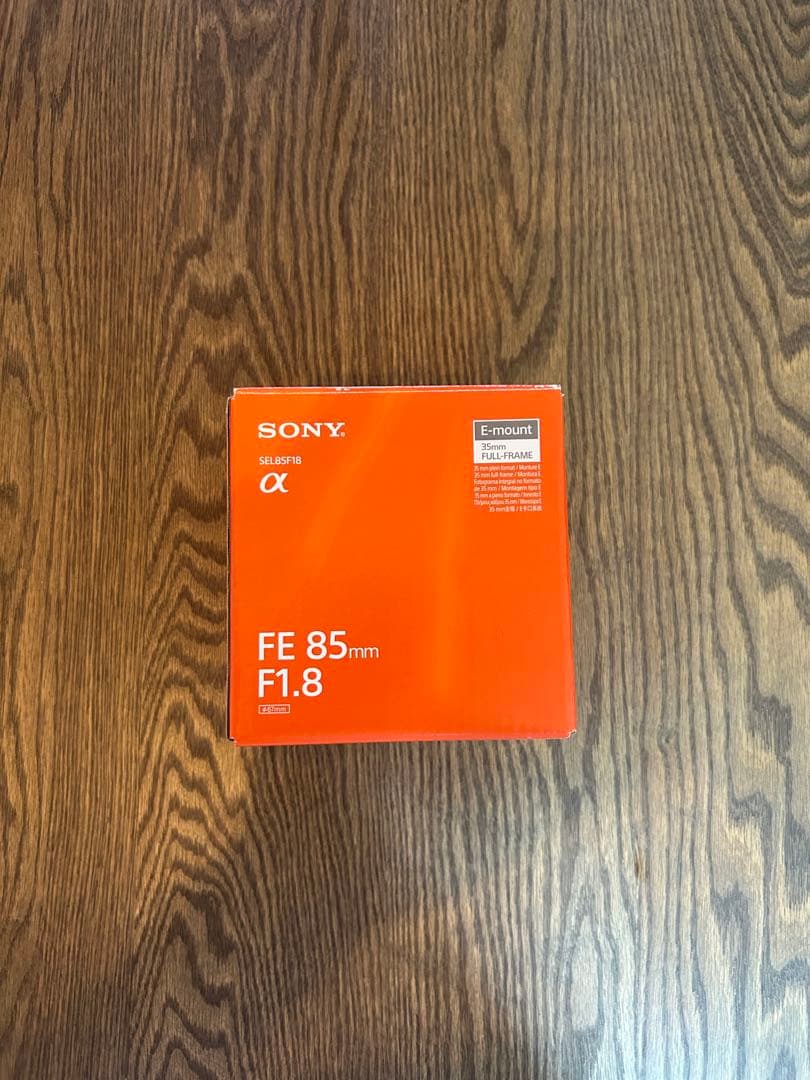 美品・箱付きSONY FE 85mm F1.8 SEL85F18 フードキャップ