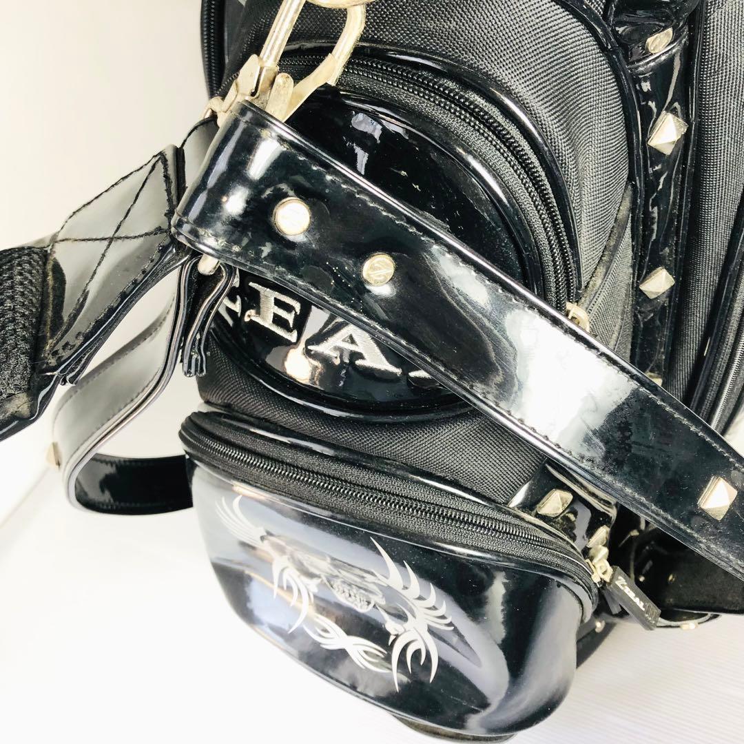 ジール ゴルフバッグ キャディバッグ スタンドタイプ ブラック