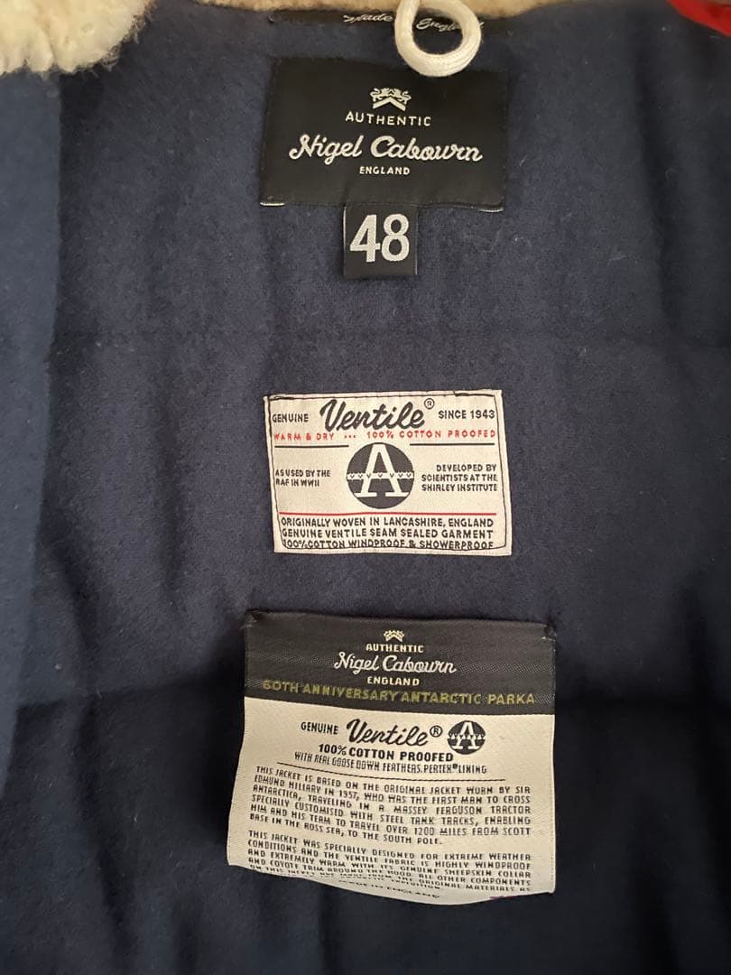 Nigel Cabourn ANTARCTIC PARKA 48 エベレスト