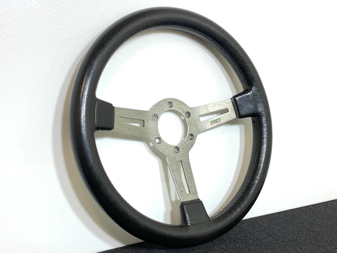 EVA エバ S104 ステアリング 35パイ ITALY 希少 当時物