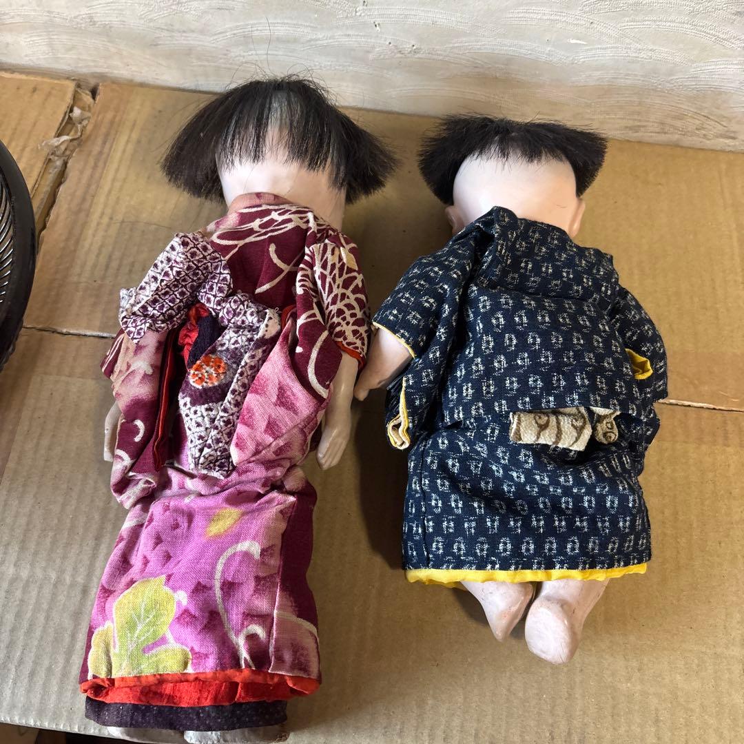 市松人形 伝統的な日本人形 2体セット