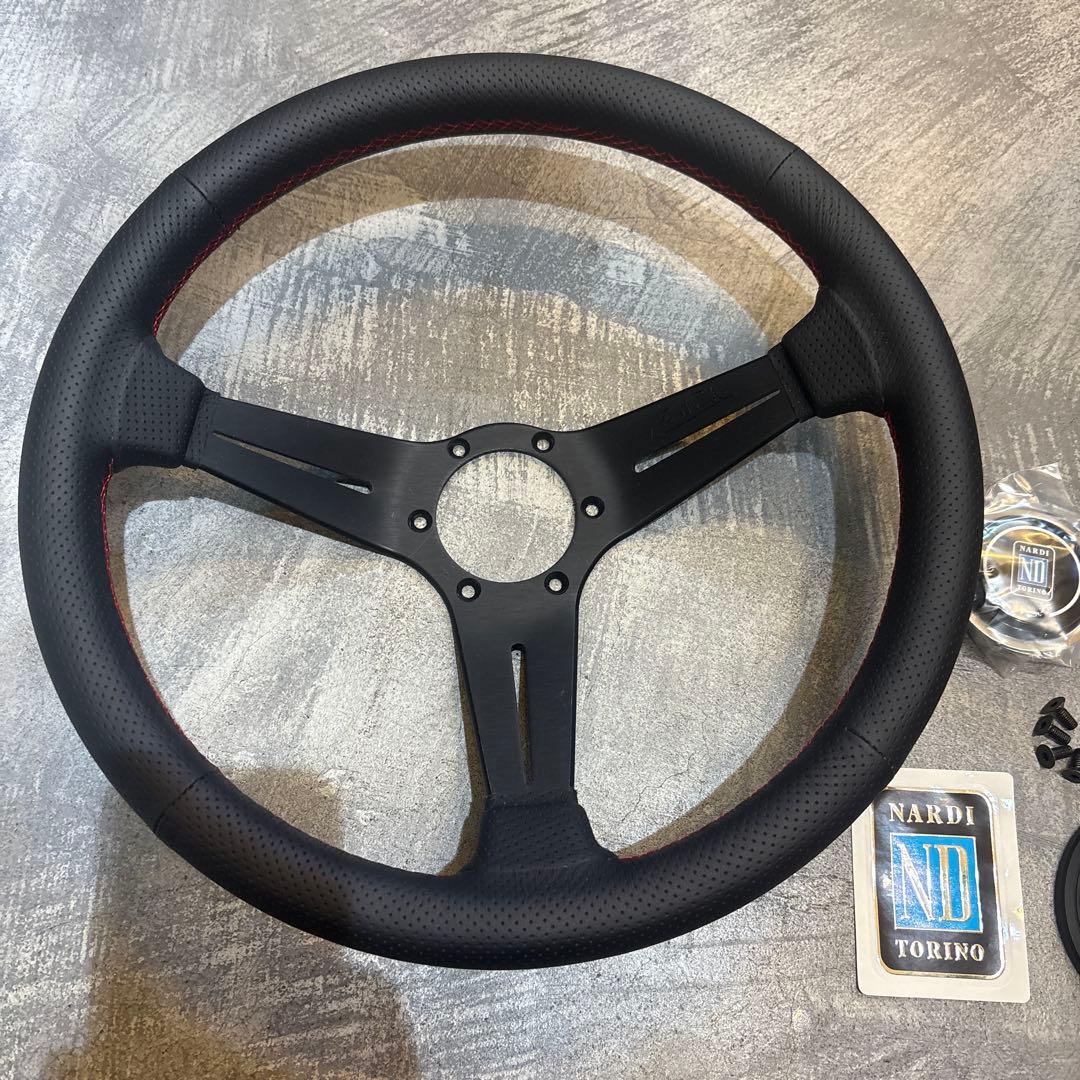 NARDI ステアリング 3本スポーク ブラック　jb64w ジムニー