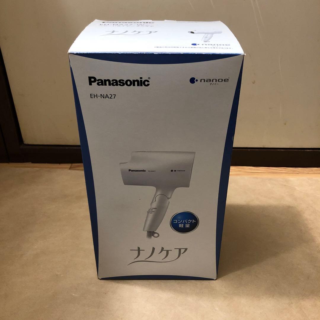 未使用新品　パナソニック　EH-NA27-W ナノケア ドライヤー
