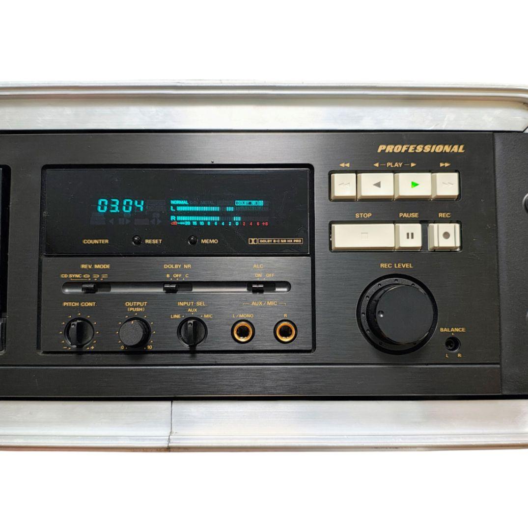 美品 希少 完動品 SKBラックケース付き Marantz 業務用カセットデッキ