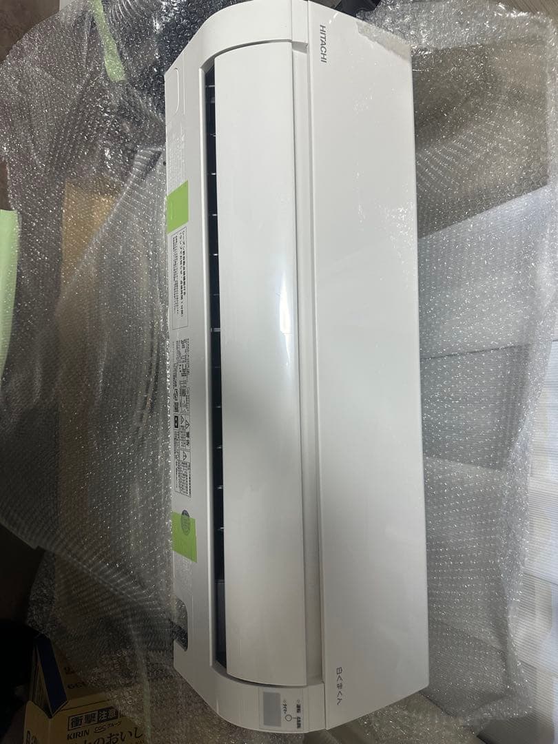 新品同様品　日立　白くまくん　エアコンセット