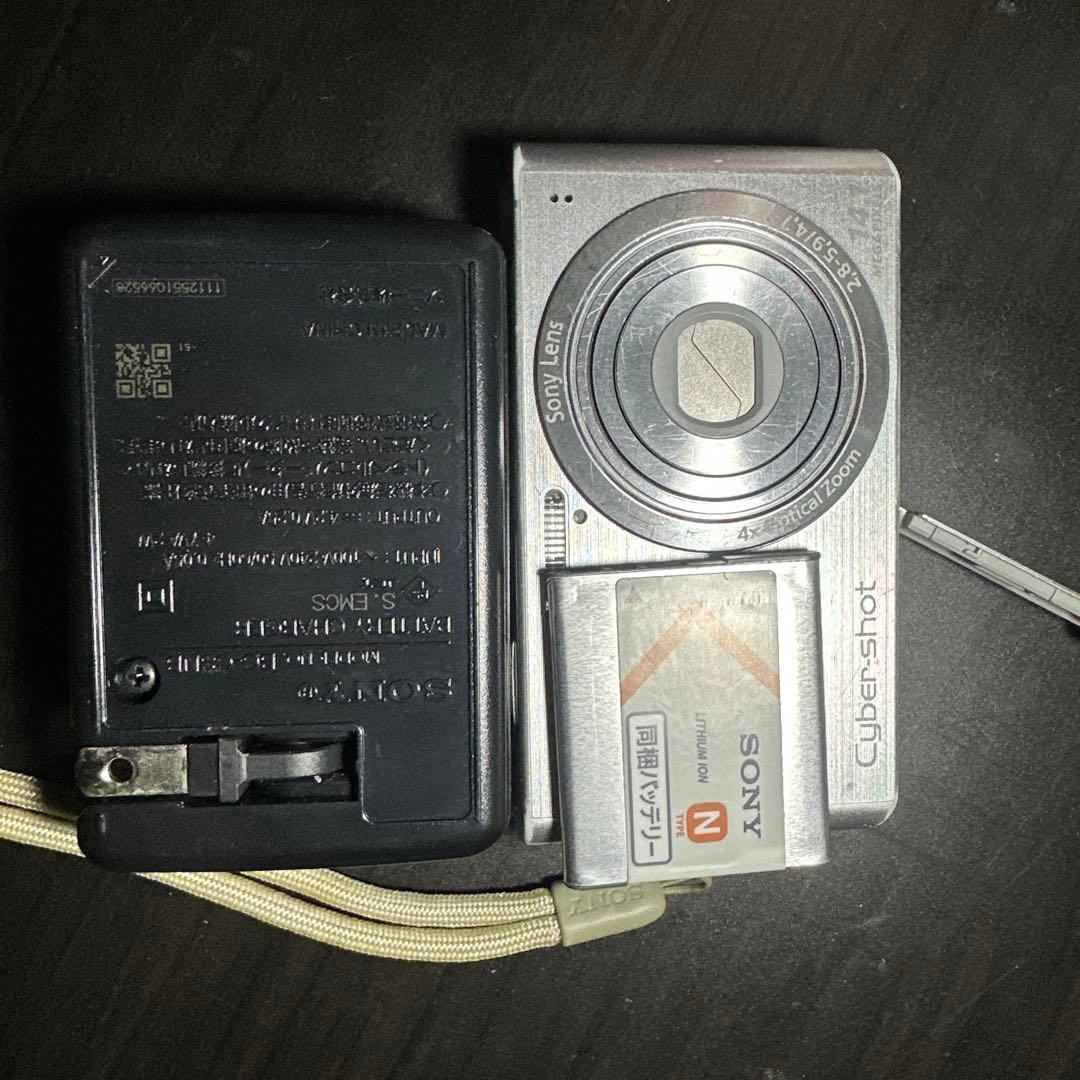 【美品・動作確認済】SONY Cyber-shot シルバーDSC-W610