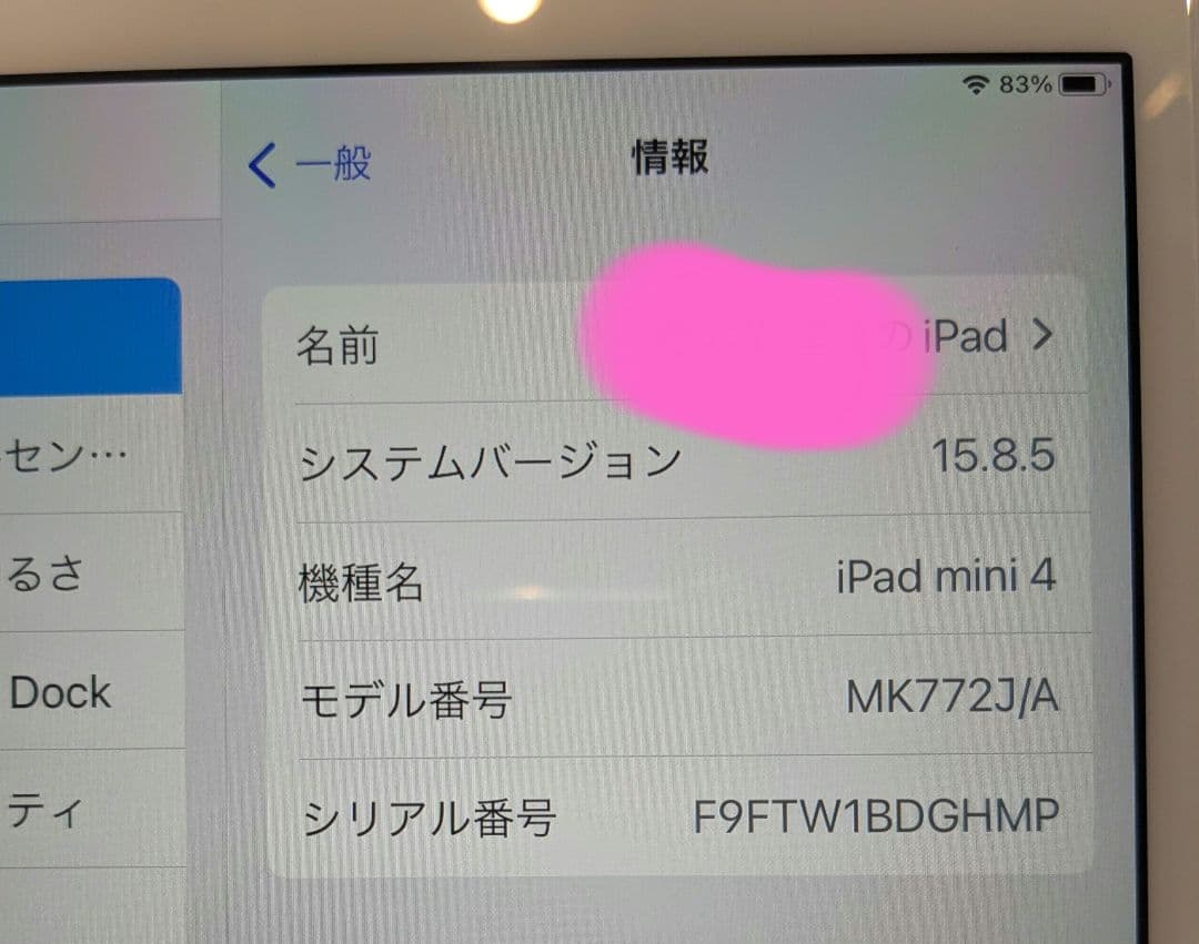 ✦美品 Apple iPad mini4 Wi-Fi 128GB　付属品有り