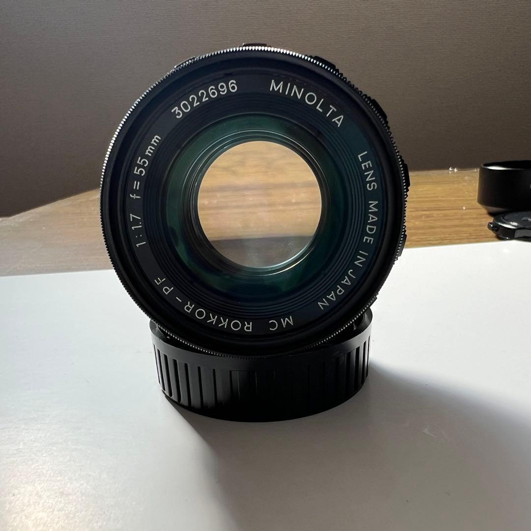 フィルムカメラ Minolta SRT101+ MC ROKKOR-PF 55mm F1.7