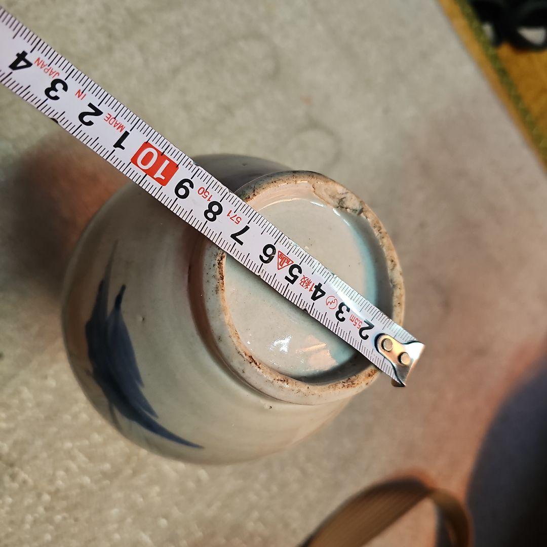 古伊万里 江戸中期 松竹梅染付徳利