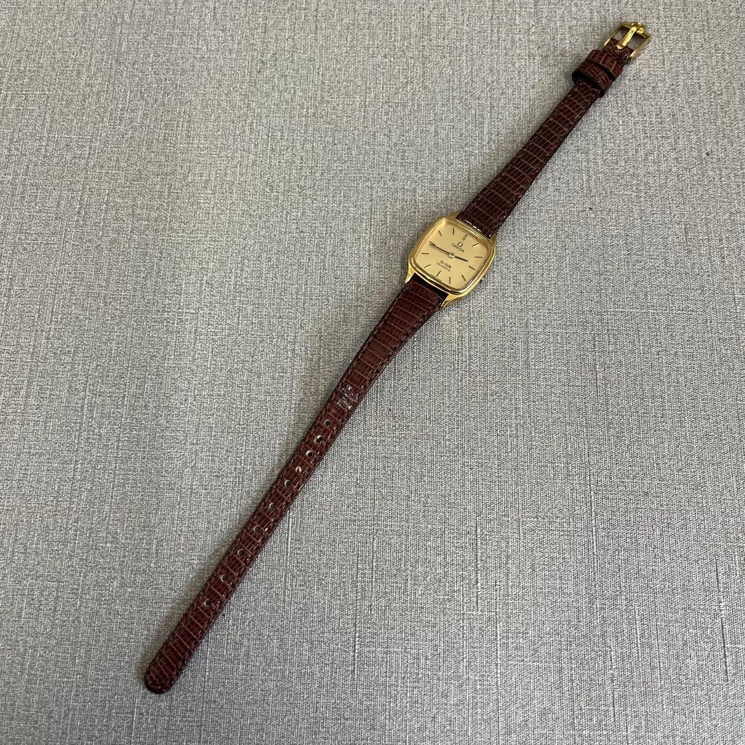 【H】希少✨OMEGA DeVille ゴールド　腕時計　稼動品✨