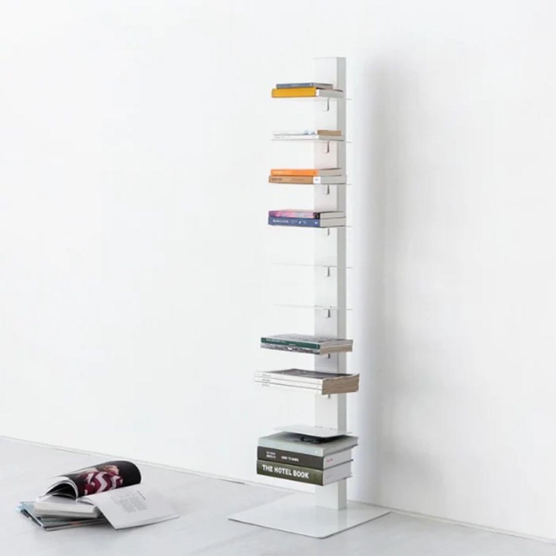 MARKET B KONETY モダンブックタワー マガジンラック ホワイト