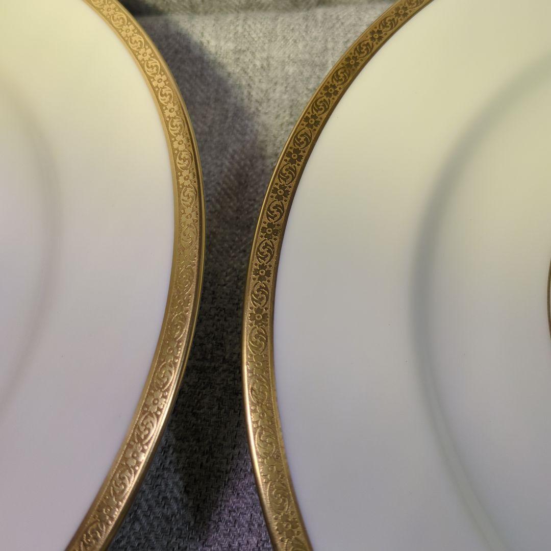 ノリタケ　ミラ　ゴールド　プレート　希少　レア　ハンドペイント