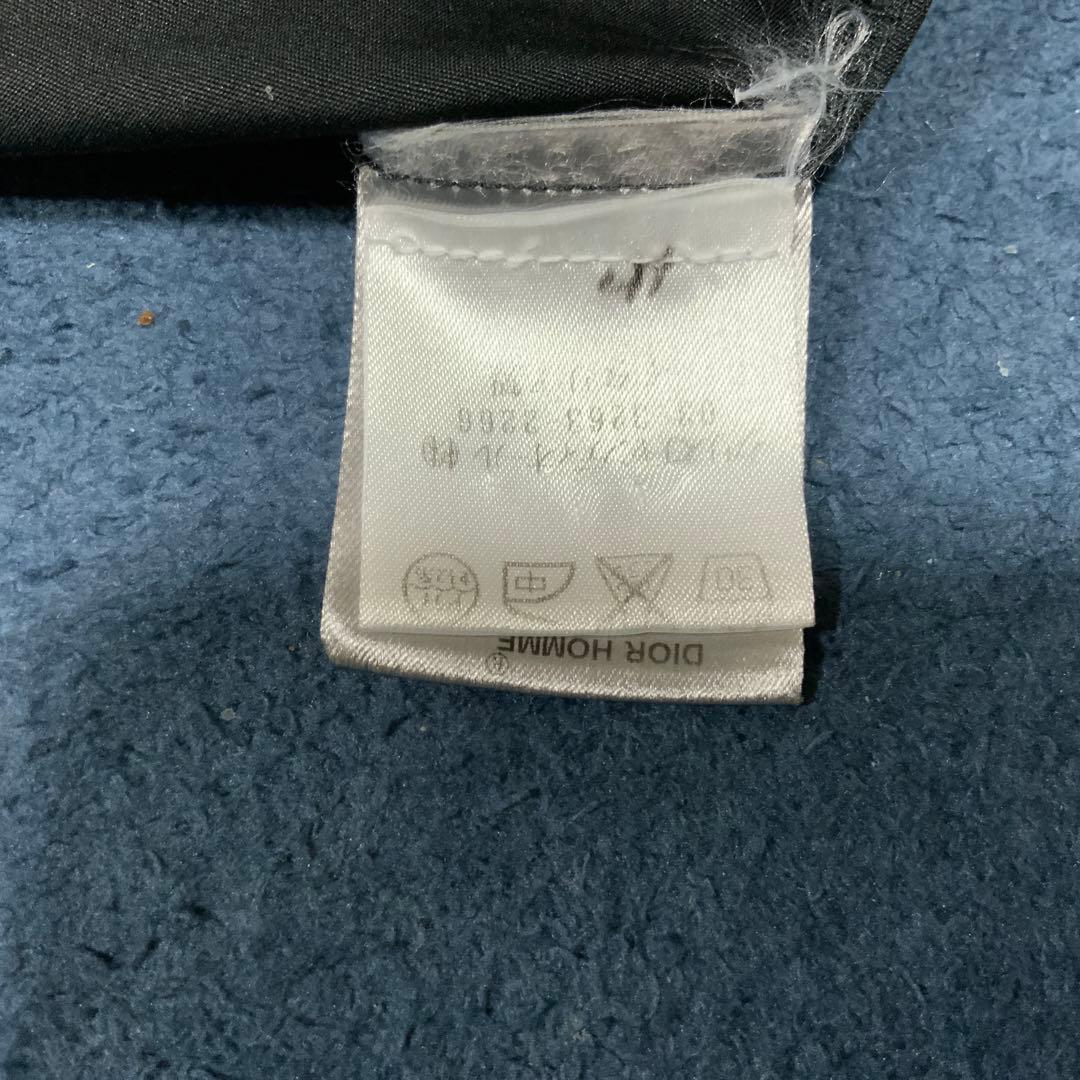 Dior 黒 長袖シャツ　ドレスシャツ　首元白　希少