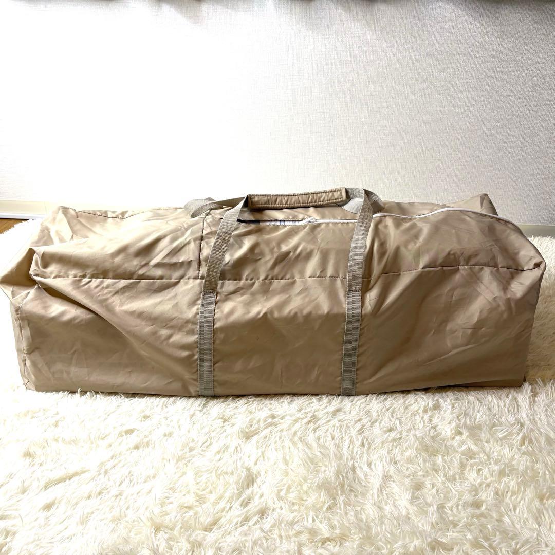 美品✨Aprica ココネルエアー 折り畳み ベビーベッド ココア 66047