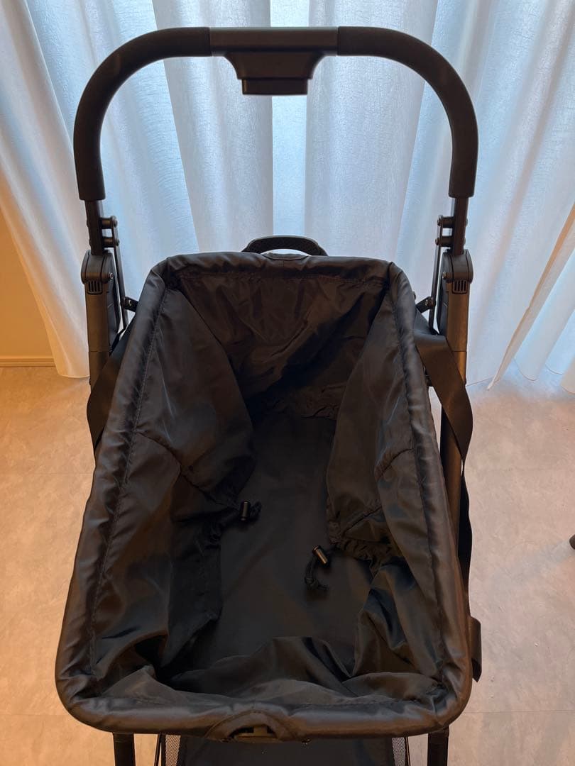 ECOC 折りたたみ式ショッピングカート ブラック