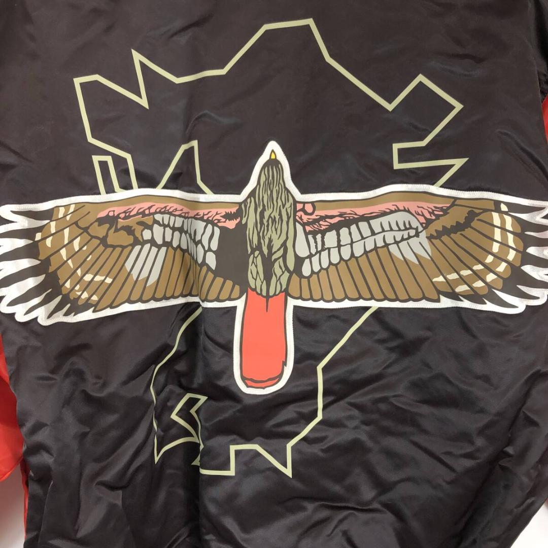 90s ローリングス 福岡ダイエーホークス　スタジャン LLサイズ オレンジ系