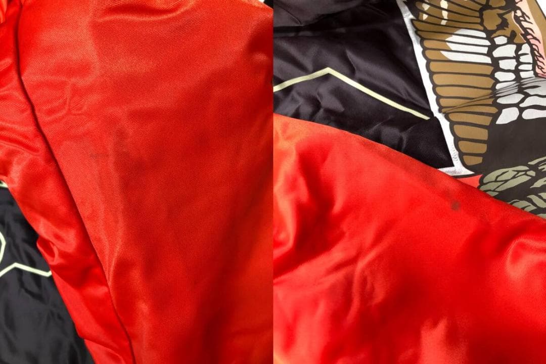 90s ローリングス 福岡ダイエーホークス　スタジャン LLサイズ オレンジ系