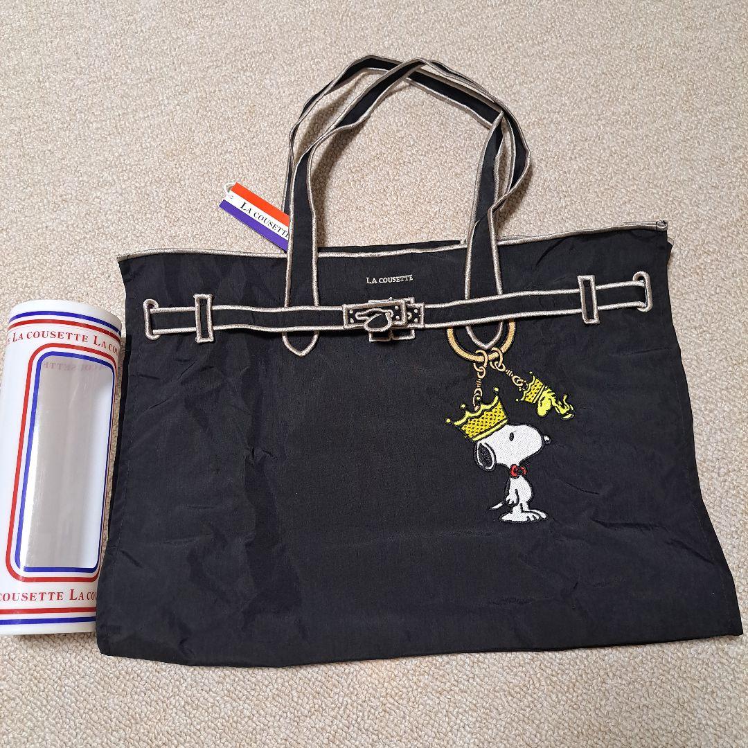 新品正規品 size L ラクゼット スヌーピー ブラック