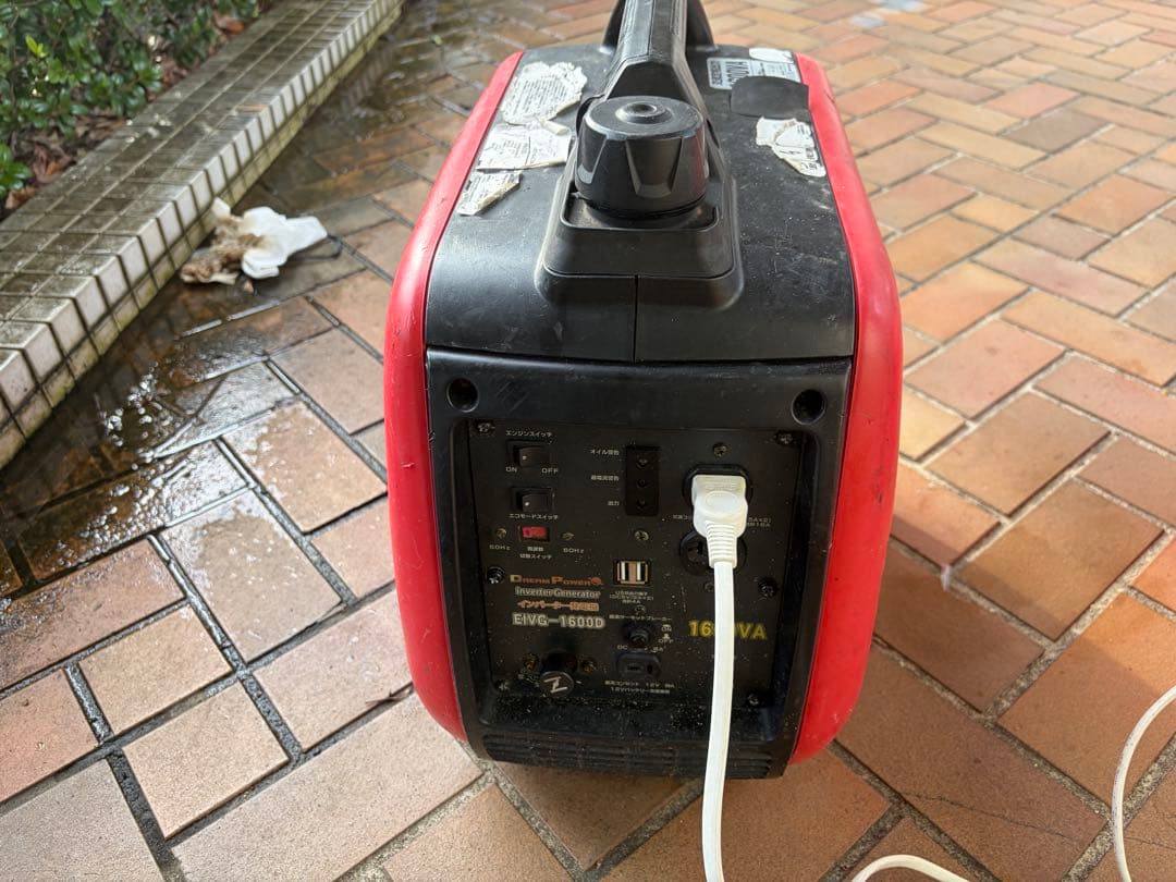 【ナカトミ】発電機　インバーダー　1600VA【EIVG-1600D】